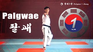 🥋 PALGWE 1 Jang Step by Step Explanation  WT Taekwondo Poomsae  품새 팔괘 1 장  TaekwonWoo [upl. by Firehs775]