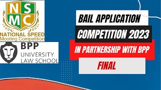 Bail Application Competition Final 2023 [upl. by Adel]