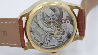 1890 Jules Jurgensen split second chronograph pocket watch movement [upl. by Melbourne]