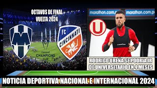 Previa Monterrey vs Cincinnati por la Vuelta de los Octavos de Final Concacaf  Ureña se va de la U [upl. by Plantagenet838]