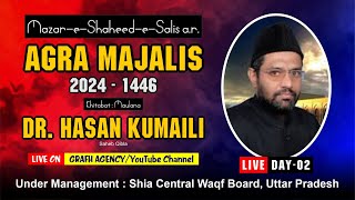 🔴 Maulana Dr Hasan Kumaili  Salana Majalis 2024 1446  Mazar e Shaheed e Salis ar Agra [upl. by Giacobo981]