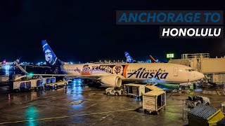 Alaska Airlines 737 MAX 9 Economy Class  Anchorage to Honolulu  TRIP REPORT [upl. by Osyth626]