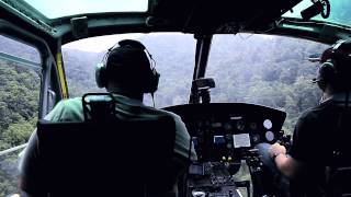 UH1 Huey Helicopter Military Approach and Landing [upl. by Etnauq]