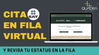 📅 CÓMO AGENDAR CITA SAT FILA VIRTUAL Y ¡Consulta cómo vas en la fila [upl. by Sirah]