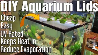 DIY Aquarium Lids  Very Easy [upl. by Vernice864]