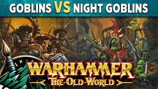 Orcs amp Goblins vs Night Goblins Warhammer The Old World Live Battle Report [upl. by Aicined]