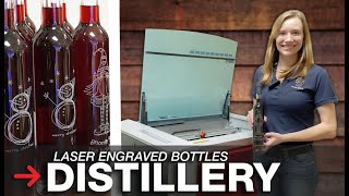 Laser Engraving Bottles  Glass Engraving  Laser Engraving Machine [upl. by Warila]