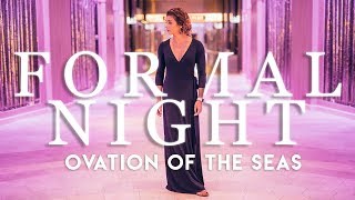 Ovation Of The Seas FORMAL NIGHT on ALASKA CRUISE [upl. by Doownelg]