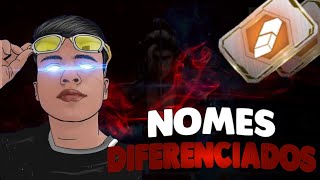 TOP 50 MELHORES NOMES MASCULINOS PARA COLOCAR NO FREE FIRE SÓ NOMES DIFERENCIADOS [upl. by Ruthy]