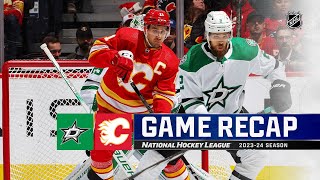 Stars  Flames 111  NHL Highlights 2023 [upl. by Bernardina783]