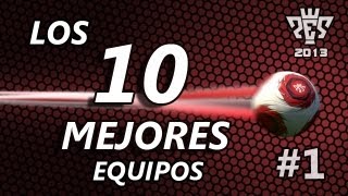 PES 2013  Los 10 mejores equipos  Capítulo I [upl. by Ennovehs]