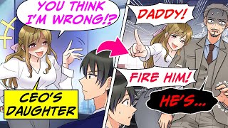 Argued Back to CEO Daughter So She Called Her Dad To Have Me Fired But…RomCom Manga Dub [upl. by Clement]