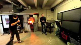 Tour the local glass blowing factory in Wertheim Germany [upl. by Anale]