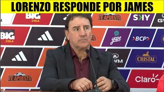 Nestor LORENZO RESPONDE ¿POR QUE JAMES NO FUE TITULAR  PARTE MEDICO de CUESTA PERU vs COLOMBIA [upl. by Hobey341]