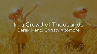 In a Crowd of Thousands  Derek Klena Christy Altomare lyrics [upl. by Monney]