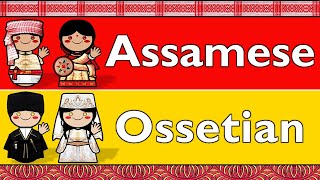 INDOIRANIAN ASSAMESE amp OSSETIAN [upl. by Nyhagen]