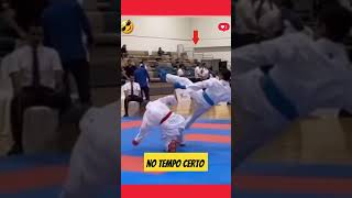 Golpe no tempo certo karate shotokan mma ufc karatekid [upl. by Kcirdef]