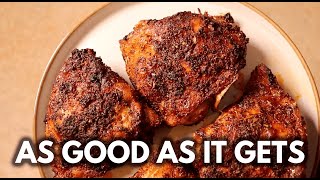 The Best Air Fried Chicken Thighs  Juicy Seasoned not Breaded [upl. by Lehcem945]