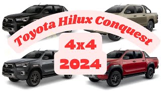 Toyota Hilux Conquest 4x4 AT 2024 WIDE TRACK EDITION [upl. by Meaghan]