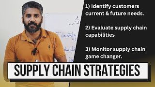 Supply Chain Strategies  Supply Chain Frameworks [upl. by Aiek]