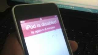 How to reset iPod Touch password if youve forgotten or lost it  Fix iPod Disabled message [upl. by Lyns656]