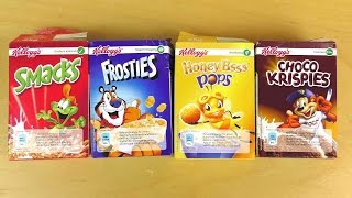 Kelloggs Variety Review Frosties Smacks Corn Flakes [upl. by Convery120]