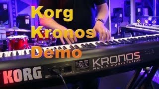 Korg Kronos Workstation Keyboard Demo Part 1 [upl. by Tiffanie755]