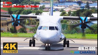 Air Caraïbes ATR 72600  Arrival  Departing St Kitts for Guadeloupe [upl. by Rimaj975]