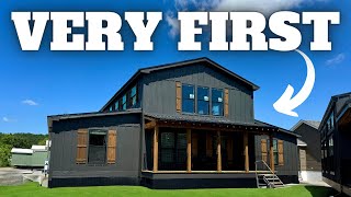 FIRST EVER barndominiummobile home This will CHANGE the GAME Prefab House Tour [upl. by Gonagle]