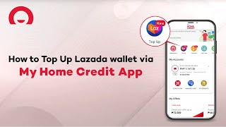 How to TopUp Lazada Wallet via Home Credit Qwarta [upl. by Netty]