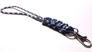 How to make a Paracord lanyard Using the Cobra Stitch Knot [upl. by Connolly]