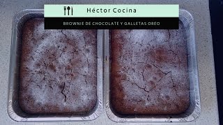 Brownie de Chocolate y Oreo  Postres amp Bizcochos [upl. by Allene]