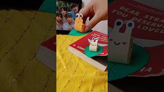 Beautiful paper craft 🐌🐌art diy papercraft crafterdiyu youtubeshorts [upl. by Yeruoc]