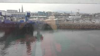 Onboard Stena Explorer arriving at Dun Laoghaire 5th Sep 2014 [upl. by Suzie]