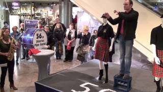 56th District Pipe Band Flashmob im LöhrCenter Koblenz [upl. by Boeke]