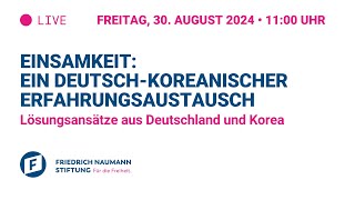 Einsamkeit Ein DeutschKoreanischer Erfahrungsaustausch [upl. by Dominick]