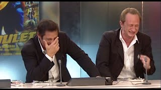 Le fou rire de Gérard Lanvin et Benoît Poelvoorde en intégralité 2002 [upl. by Mahoney]