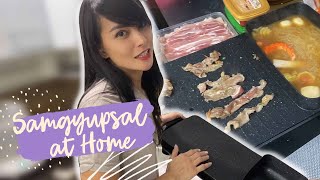 Samgyupsal at Home How to Clean Samgyupsal Grill  Wendy ValdezGarcia [upl. by Tneicniv]