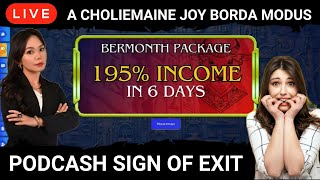 PODCASH UPDATE ⛔ SIGNS OF EXIT BERMONTH PROMO ⛔ 195 ROI IN JUST 6 DAYS PONZI SCHEME MODUS [upl. by Weiner]