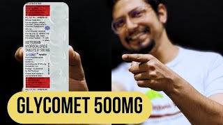 Glycomet 500 mg tablet uses in Hindi  glycomet side effects  Metformin side effects [upl. by Nosro]