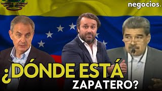 ¿Dónde está Zapatero El silencio de la vergüenza sigue a la foto de la vergüenza en Venezuela [upl. by Anselma]