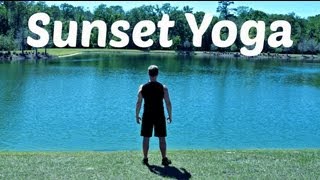 Yoga for Complete Beginners  30 min Sunset Yoga Class beginneryoga [upl. by Calley]