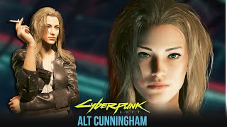 Cyberpunk 2077 Character Creation Guide  Alt Cunningham Modded [upl. by Reivad]