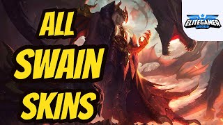 All Swain Skins Spotlight League of Legends Skin Review [upl. by Faith964]