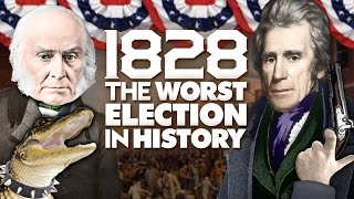 1828 The Worst Election in History  Andrew Jackson VS John Quincy Adams [upl. by Artap97]