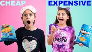 CHEAP VS EXPENSIVE Guessing Challenge w GIVEAWAY [upl. by Albertine]