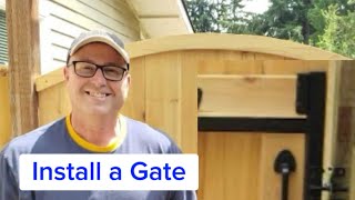 How to Install a Gate [upl. by Schriever]