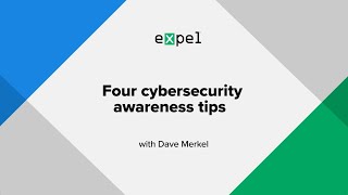 Cybersecurity Awareness Month Four cybersecurity awareness tips [upl. by Melonie]