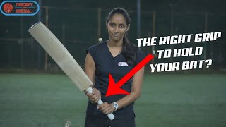 Batting Basics Ep 1 How to Grip the Bat  Cricket With Snehal Hindi [upl. by Bradstreet128]