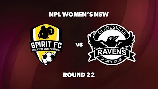 NPL Womens NSW Round 22 NWS Spirit FC v Gladesville Ravens [upl. by Phia]